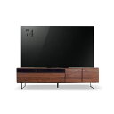 テレビボード テレビ台 ローボード 大画面TV用 幅174 スタイリッシュ アンティーク ナチュラル ウォールナット 日本製 リビングボード キャビネット 高品...