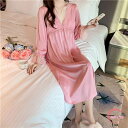 パジャマ レディース ワンピース ルームウェア ネグリジェ 春 秋 夏 ルームワンピース 長袖 レース 姫系 花柄 リラックス 長袖 寝巻き 無地 ナイトウェア カップ付き 部屋着 寝間着 可愛い フェミニン ゆったり レース付き ひんやり 大人 柔らかい 贈り物 プレゼント