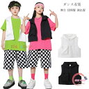 ダンス ベスト ブラック ホワイト フード付き ベスト キッズ ダンスウェア 夏 新品 緑Tシャツ バラTシャツ 女の子 男の子 ステージ衣装 jazz 原宿系 体育祭 文化祭 学園祭 小学校 クラス活動 ドラム演出服 普段着 チェック柄 ショーツ 110-180