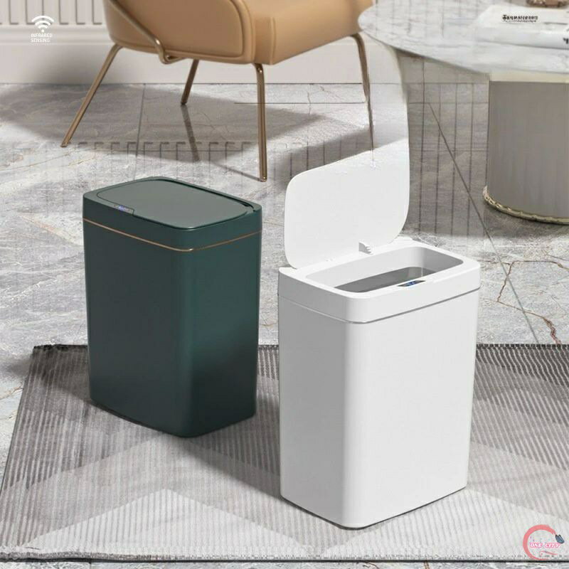 Dustbins - 自働はゴミ箱を感知して、家庭用のスマートなゴミ箱、寝室の居間の台所は通用して、大容量の設計、自働はフタを開けて閉めて、便利で衛生的で、スマートな感知技術、触れる必要がなくて、静音の緩降です