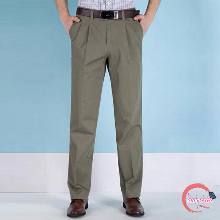 メンズ チノパンツ 夏 ストレートパンツ スラックス ツータック 薄手 ツイル生地 チノパン ワイドパンツ ゆったり 深め股上 綿 コットン 大きいサイズ ビジネス カジュアル パンツ ズボン 春夏 秋 黒 紺 ベージュ カーキ ネイビー