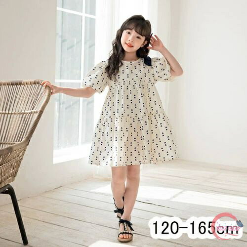 Short Sleeves - 【送料無料】ガールズ ジュニア 可愛い 子ども フォーマル ナチュラル カジュアル コットン 綿 夏 春 子供服 キッズ 女の子 半袖 子供