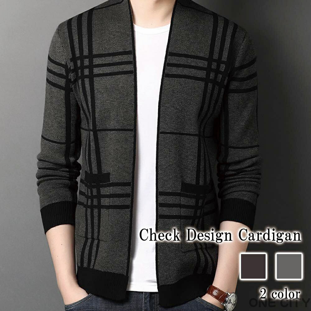 【商品名】チェックデザインカーディガン【カラー】ブラウン グレー【サイズ】S M L XL 2XL 【サイズ表記】・Sサイズ:着丈65 身幅48 肩幅41・Mサイズ:着丈67 身幅50 肩幅42.5・Lサイズ:着丈69 身幅52 肩幅44・...