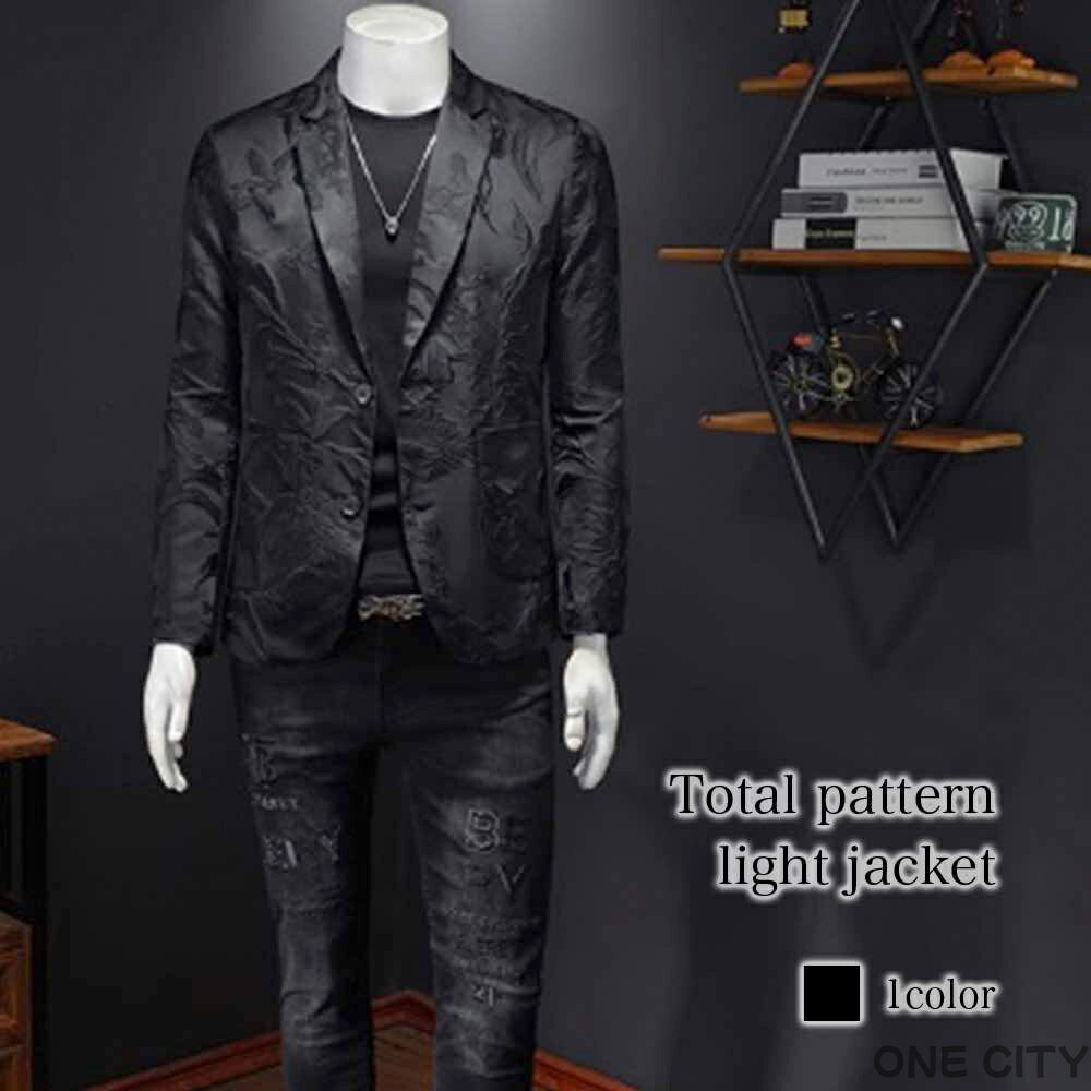 テーラードジャケット メンズ 総柄ライトジャケット 大きい テーラード カジュアル Tシャツ コーデュロイ 中綿 40代 30代 ブランド 厚手 ステンカラー セール ブルゾン アウター チェック ブレザー 冬 秋 テーラードジャケット 白 スーツ ジャケット 春 おしゃれ