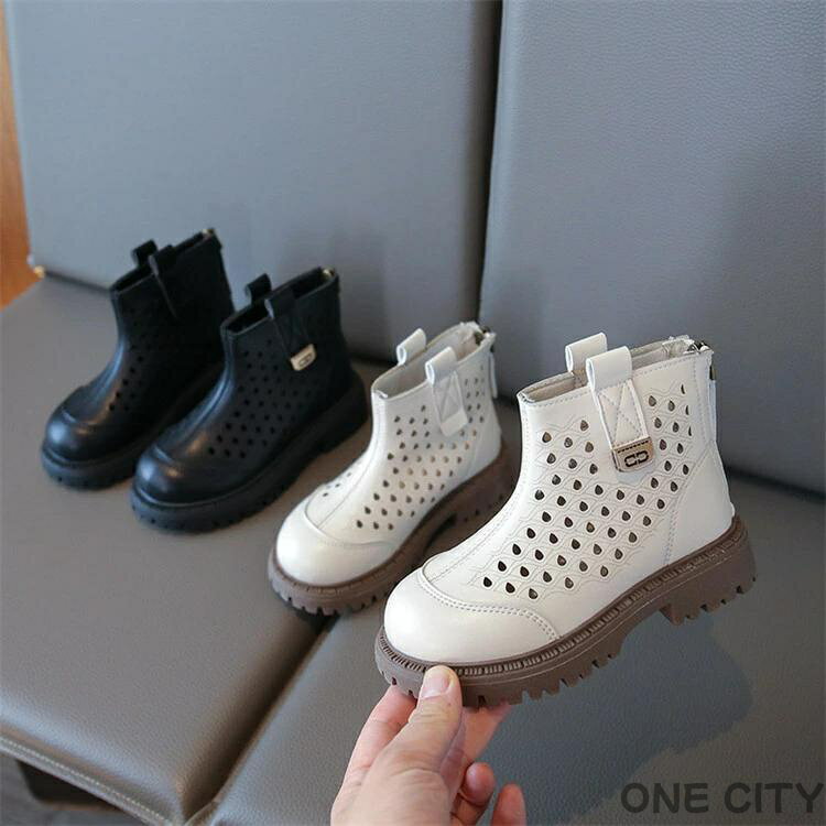 Shoes - 夏物 ジュニア おでか キッズ ショートブーツ キッズシューズ 子供靴 シューズ 可愛い 靴 かわいい 子ども 美脚 女児 女の子 靴