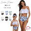 水着 レディース ビキニ バンドゥ キッズ 水着 女の子 ママ&娘 おそろい ビキニ 親子ペア水着 ペアル..