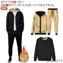 上下セット スウェットパンツ セットアップ 暖かい 裏ボア 裏起毛パーカー 無地 極暖 秋冬 裏起毛パーカー 3タイプ あったか ジョガーパンツ 厚手 ジップア...