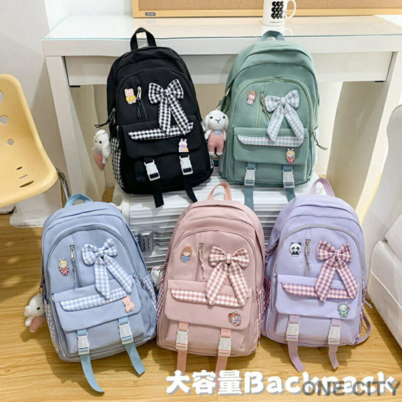 リュック 女の子 小学生 中学生 リュックサック バックパック 韓国 女子 女児 高校生 大学生 レディース バッグ 子供リュック PCバッグ パソコン 通勤 通学 遠足 校外学習 学童 新学期グッズ 入学準備 大容量 多収納 おしゃれ 軽量 撥水 A4 軽量 スクールバッグ
