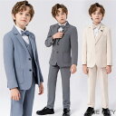 子供スーツ 6点セット 男の子 入学式 卒業式 フォーマル スーツ 子供服 コート 七五三 保育園 発表会 結婚式 ジャケット 長袖 キッズスーツ ベビースーツ...
