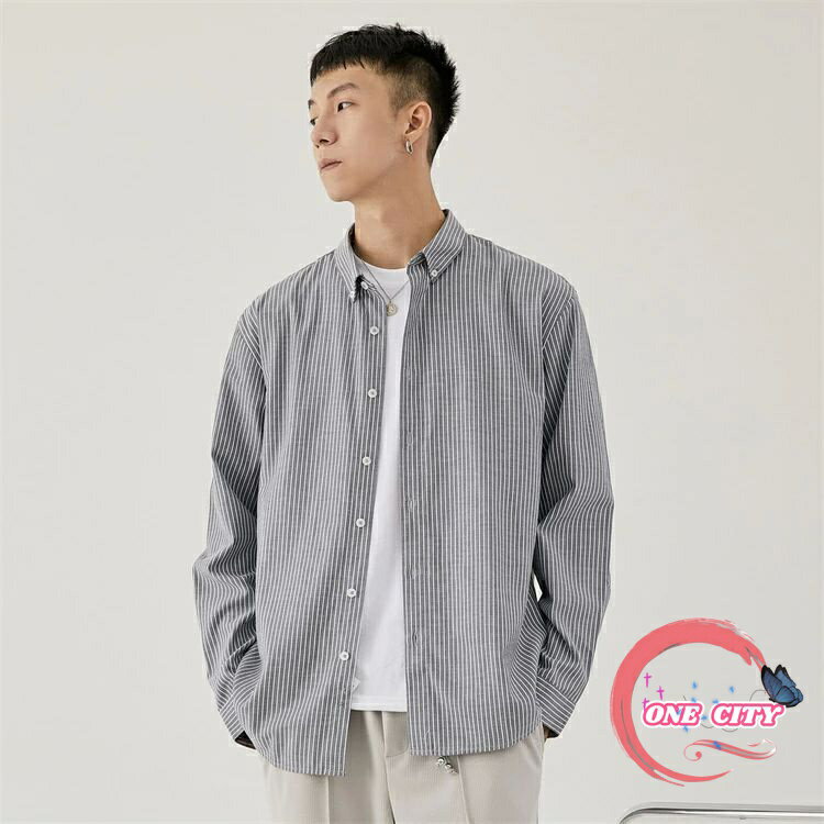 長袖シャツ サマーカーディガン メンズ 縦縞 カジュアルシャツ 大きいサイズ オープンカラーシャツ 長袖 カジュアルシャツ 薄手 長袖 涼しい 綿 春服 夏服 春 夏 ホワイト ネイビー S M L XL 2XL 日除け 日除け対策 父の日 プレゼント ギフト