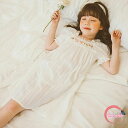パジャマ ワンピース 子供 キッズ 女の子 春 夏 半袖 綿100% 膝丈 フリル 薄手 お姫様 無地 子供服 ジュニア ゆったり 可愛い おしゃれ 部屋着 寝...
