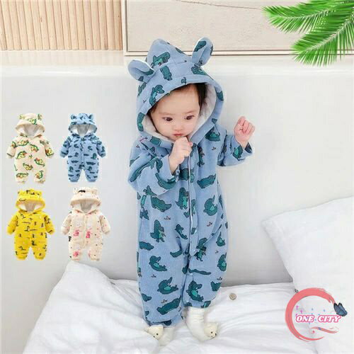ロンパース 長袖 男の子 女の子 ベビー服 カバーオール 子供服 綿 秋 冬 出産祝い 新生児 赤ちゃん かわいい 防寒着 フード付き 贈り物 送料無料