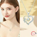 ダイヤモンド ハート ネックレス 1.0ct 向日葵 ハートモチーフ ペンダント ダイヤネックレス レディース プラチナ シルバー925 ジュエリー オープンハート アクセサリー プレゼント ギフト 首飾り 華奢 定番 OL通勤 デート 結婚式 母の日 誕生日 彼女 妻 ネックレス