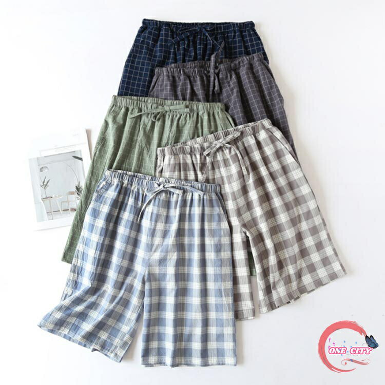 【送料無料】パンツ ルームウェア チェック ショートパンツ ハーフパンツ ルームパンツ パジャマパンツ 半ズボン メンズ ズボン パジャマ