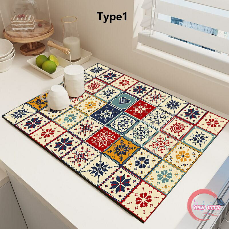 珪藻泥が水を切るマット、台所の防熱断熱マット、碗盤乾燥神器、台面保護マット、吸水速乾台所マット、優雅なカウンターの杯マット、健康の環境保護珪藻材料、瞬間吸水、台所の装飾、シンプルなファッション、耐久性に強い