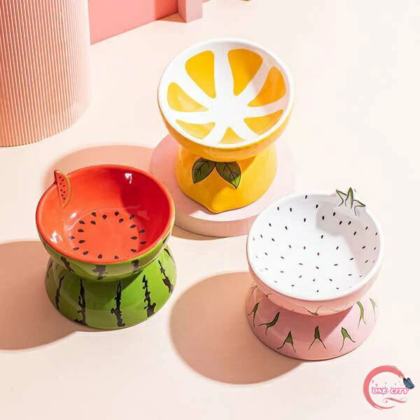 猫 食器 傾斜 陶器 フードボウル 猫用 犬用 食べやすい 高さがある ペット食器 おしゃれ 斜め ペット用 エサ皿 えさ皿 餌入れ エサ入れ えさ 台 水飲み ボウル 水入れ お皿 ご飯皿 水分補給 ネコ 小型犬 キャットフード入れ 可愛い 雑貨 負担軽減のサムネイル