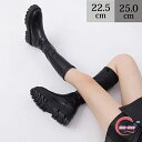 ロングブーツ ストレッチブーツ 厚底 レディース ラウンドトゥ チャンキーヒール 靴 トラックソール 英国風ブーツ PU 無地 太ヒール ハイヒール 6cmヒール 黒 女性 美脚 細見せ ゆったり 疲れにくい 歩きやすい 防寒 カジュアル 通勤 通学 秋 冬