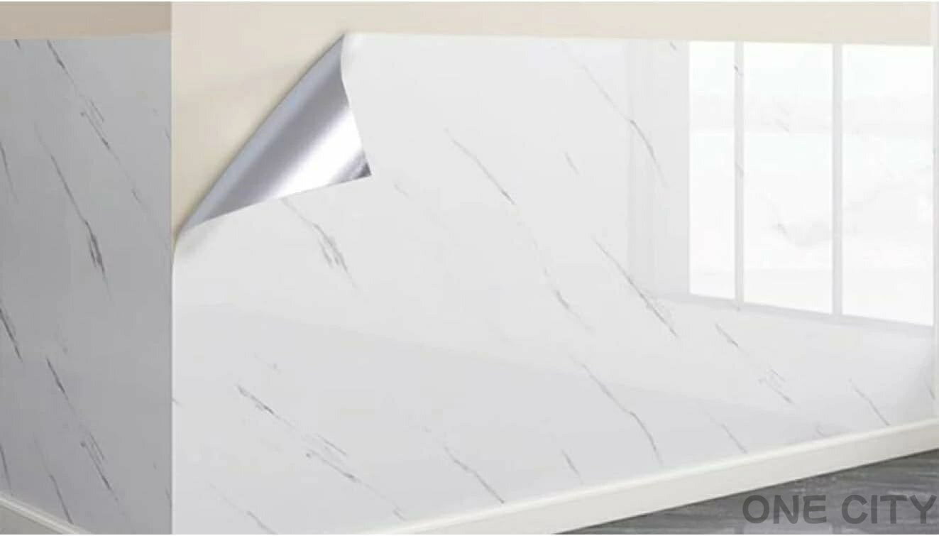 【限定500円OFF】大理石 シート 80cm*20m 壁紙 シール 貼ってはがせる 壁紙 クロス 接着剤付き カッテ..