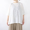 最終プライス♪ファイナルサマーセール! SUMMER SALE 40%OFF!!ミズイロインド mizuiro ind バーンアウトドットプリント ワイドプルオ...