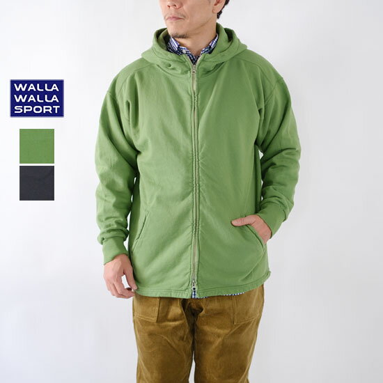 最終プライス♪ファイナルセール!SALE!40%OFF!! ワラワラスポーツ WALLA WALLA SPORT メンズ 9oz FLEECE FULL ZIP HOODIE 9オンス フリ..