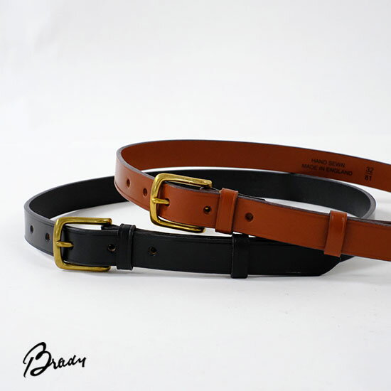 ブレディ Brady WEST END BELT 1in-GOLD UNISEX レザーベルト ユニセックス ＊送料無料＊《即日発送》