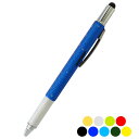 6in1 多機能ペン ボールペン タッチペン ものさし 水平器 プラスドライバー マイナスドライバー PR-6IN1PEN