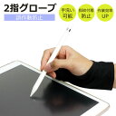 2本指グローブ 3サイズ Sサイズ Mサイズ Lサイズ 誤作動防止 グローブ ipad タブレット お絵描き 洗濯OK イラスト 右手 左手 両利き 指紋防止 薄手 ナイロン 液晶ペンタブレット PR-2GLOB