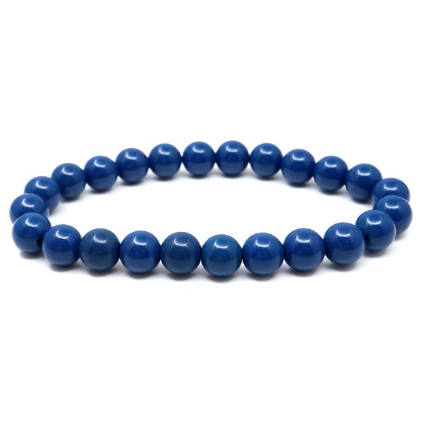 北投石 ブレスレット 8mm 青色 ブルー マイナスイオン ホルミシス効果 台湾産 ほくとうせき セラミック パワーストーン 天然石 ラジウム Hokutoli...