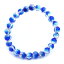 ヨナグニブルー ホタルガラス ブレスレット 8mm 光る 夜光 とんぼ玉 沖縄 お土産 与那国島 Yonaguni Blue 送料無料 クリスマス ギフト プレゼント 5,130円
