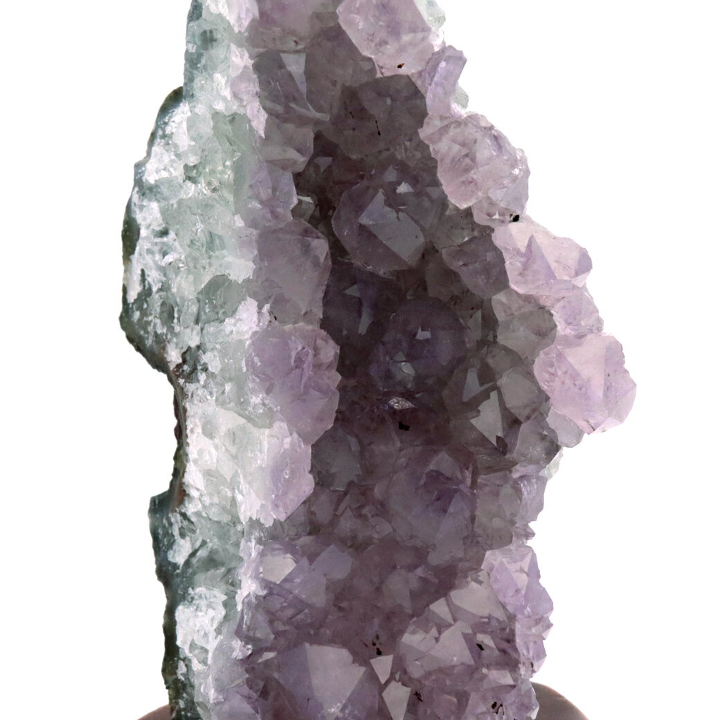 アメジスト クラスター 原石 1点物 台付き 449g ブラジル産 Amethyst 天然石 紫水晶 置き物 置物 2月 誕生石 癒し グッズ 父の日 贈り物 ギフト プレゼント