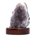 アメジスト クラスター 原石 1点物 台付き 377g ブラジル産 Amethyst 天然石 紫水晶 置き物 置物 2月 誕生石 癒し グッズ 父の日 贈り物 ...