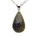ラブラドライト ペンダント ネックレス 天然石 AAA ブルーシラー パワーストーン 1点もの Labradorite 父の日 贈り物