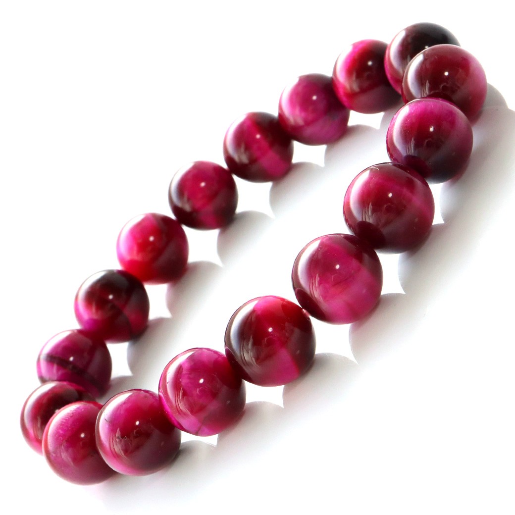 ピンク タイガーアイ ブレスレット 12mm 虎目石 天然石 パワーストーン プレゼント ギフト 贈り物 ピンクタイガーアイ 女性用 厄除け 金運 仕事運 勝負...