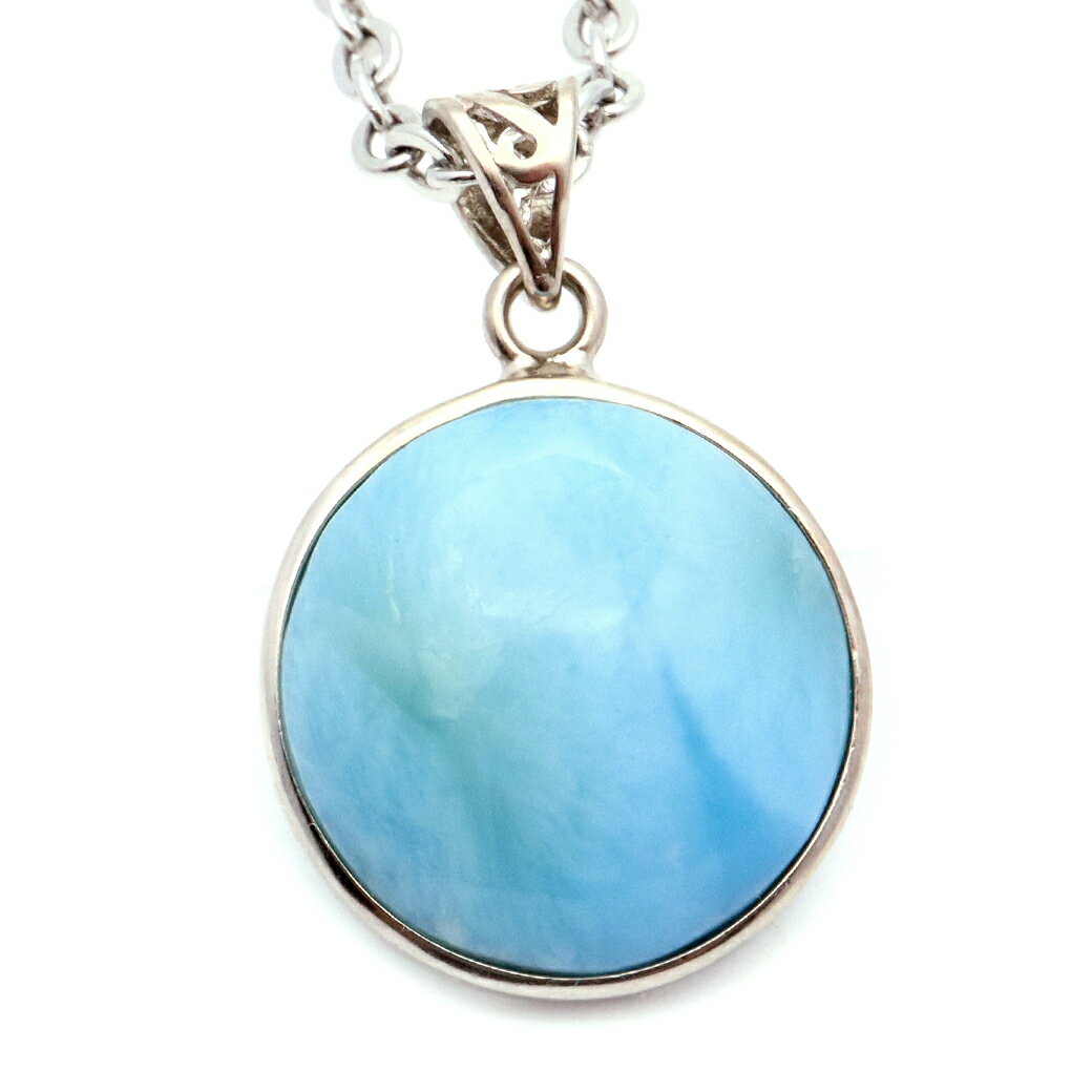 ラリマーネックレス天然石ペンダント...