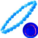 アフガナイト ブレスレット 6.5mm アフガン石 スカイブルー アフガニスタン産 1点もの AAA 蛍光 Afghanite 天然石 パワーストーン カラース...