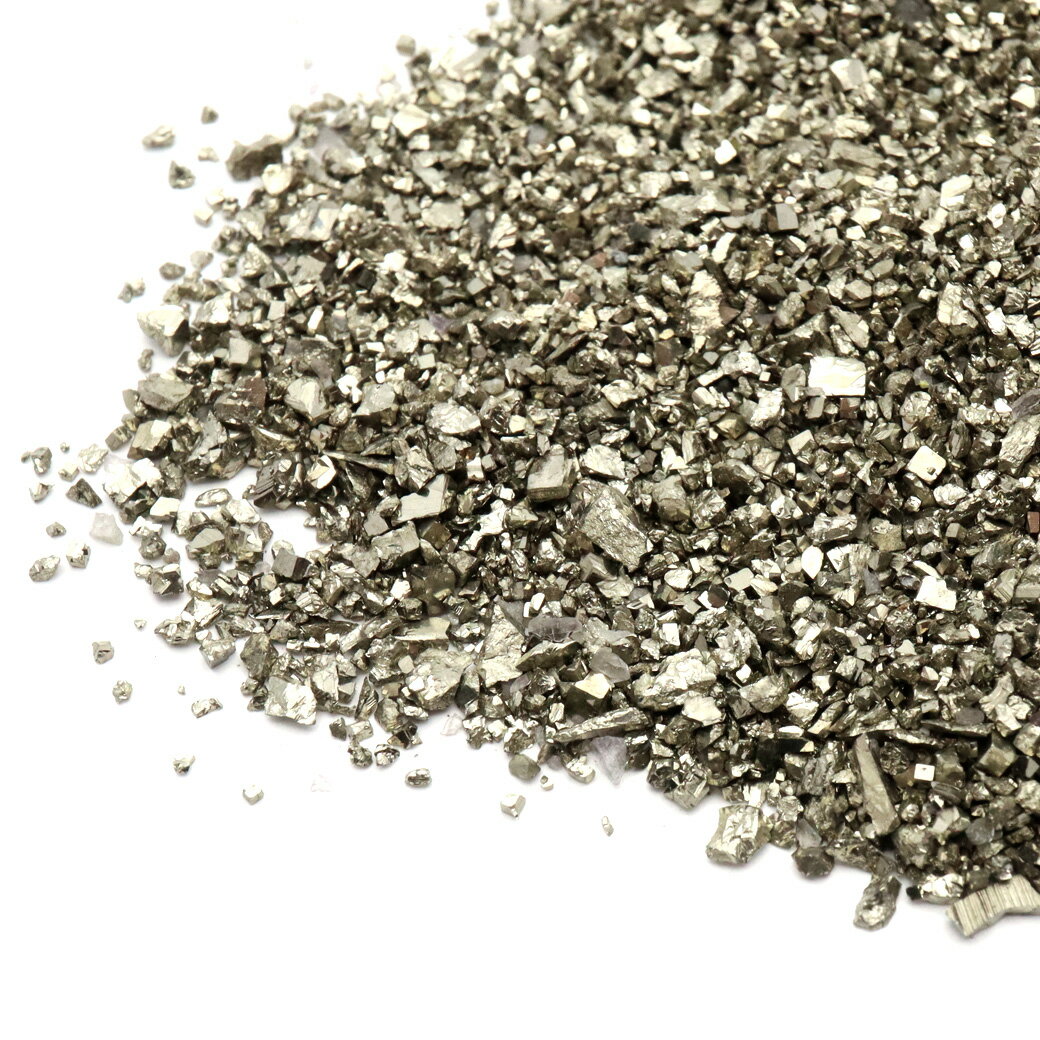 パイライト 原石 さざれ 極小サイズ 約100g ペルー産 黄鉄鉱 pyrite パワーストーン 天然石 浄化 グッズ 父の日 贈り物 ギフト プレゼント