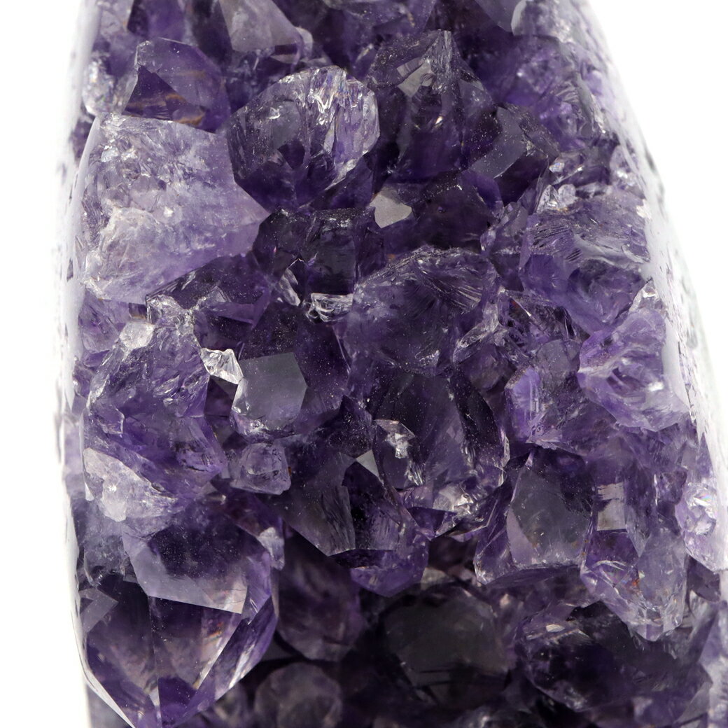 アメジスト クラスター 側面磨き AAA ドゥルーザ 紫水晶 置き物 原石 146g ウルグアイ産 天然石 1点物 2月 誕生石 天然石 amethyst