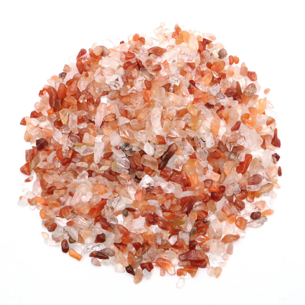 赤水晶 さざれ石 本物 100g サイズ極小 クリスタル レッドクォーツ 天然石...