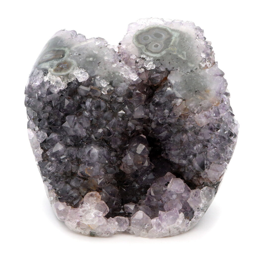 カクタス アメジスト スピリットクォーツ AAA フラワー スタラクタイト 紫...