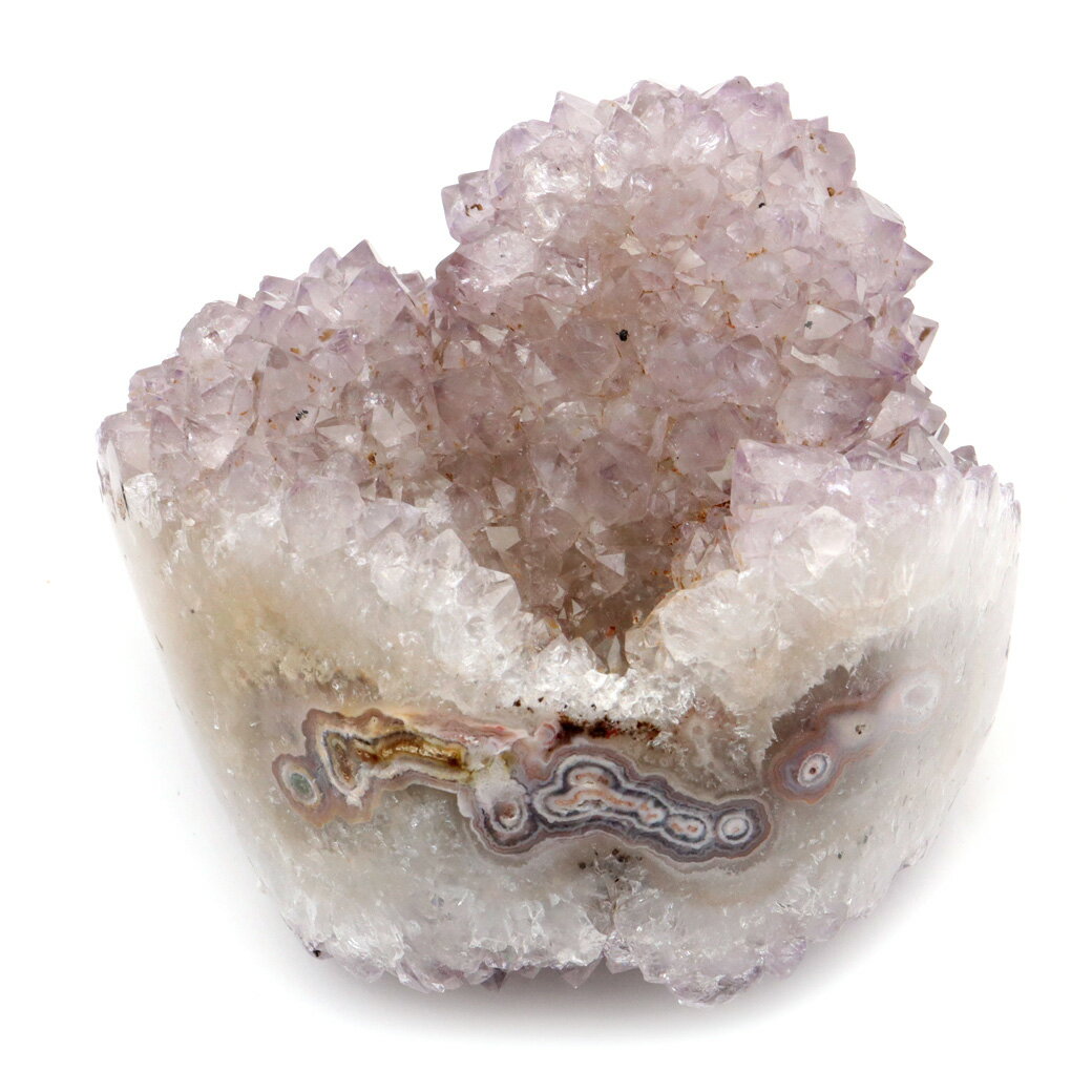 フラワー スタラクタイト アメジスト スピリットクォーツ AA 紫水晶 置き...