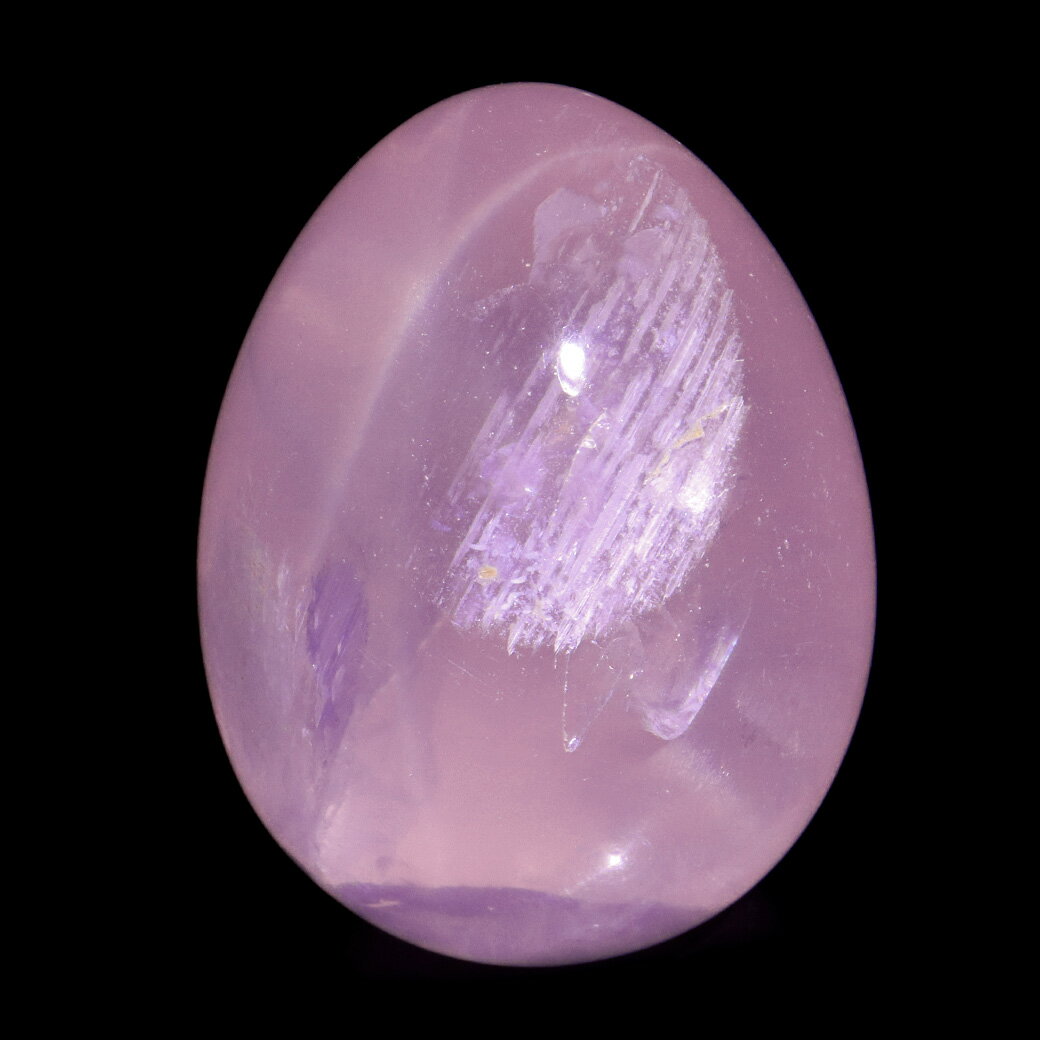 スターローズクォーツ AAA 192g 握り石 たまご型 お守り マダガスカル産 エッグ 卵型 天然石 1点物 紅水晶 パワーストーン クリスマス