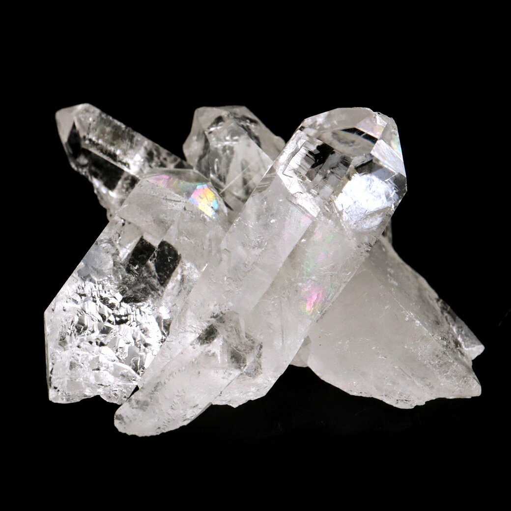 天然 水晶 クラスター ミニ 22g ブラジル ゼッカ産 透明感が美しい ゼッカ...