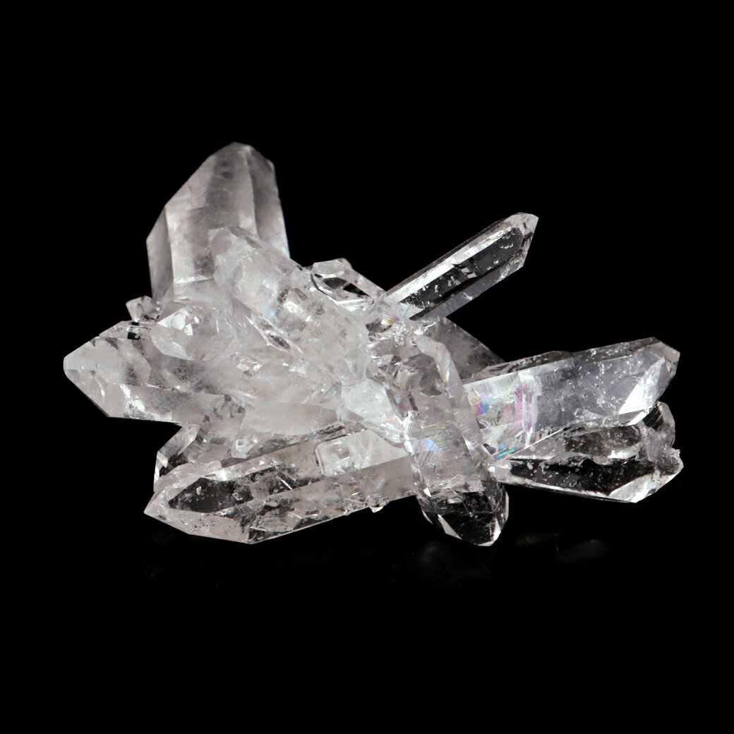 天然 水晶 クラスター ミニ 10g ブラジル ゼッカ産 透明感が美しい ゼッカ...