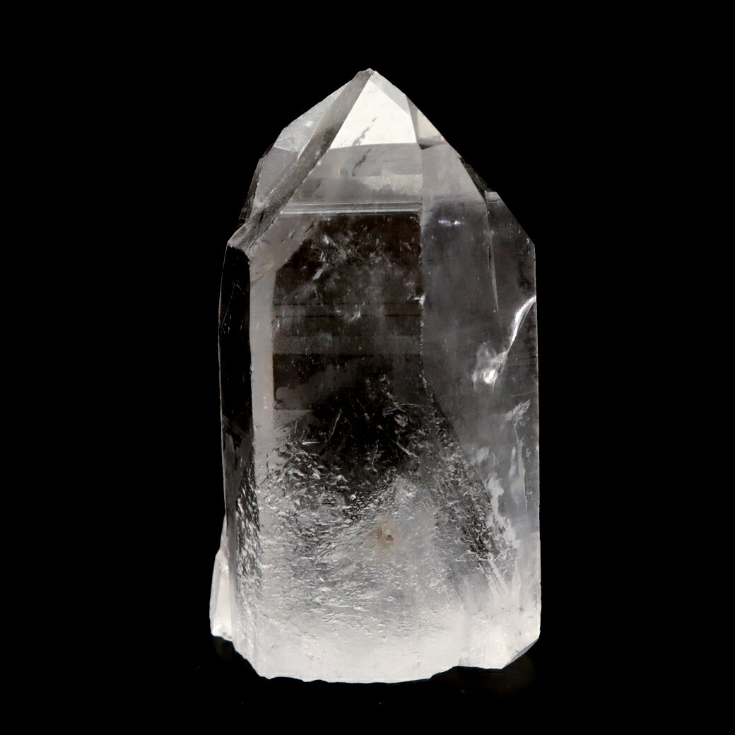 Fortune Telling - レムリアンシード 水晶 六角柱 ポイント 一部面残し 研磨磨き 196g 1点もの AA 天然石 ブラジル バイーア州産 証明書付き 母の日