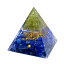 オルゴナイト ピラミッド 招財樹 ツリー 天然石 さざれ ラピスラズリ ペリドット 幅 約5cm orgonite pyramid 置物 パワーストーン 送料無料 クリスマス ギフト プレゼント 3,980円