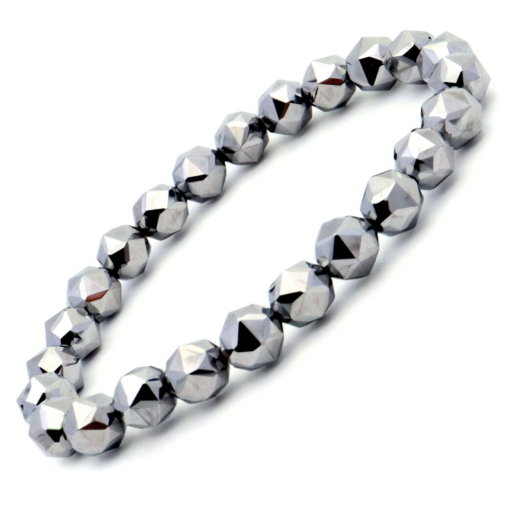 テラヘルツ鉱石 ブレスレット 8mm スターカット 健康 パワーストーン 天然石 テラヘルツ Terahertz テラヘルツ波 送料無料 父の日 贈り物 ギフト...