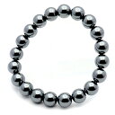 ヘマタイト ブレスレット 10mm 天然石 パワーストーン 赤鉄鉱 Hematite 磁気なし 送料無料 父の日 贈り物 ギフト プレゼント