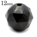 北投石 ビーズ パーツ 12mm 黒色 ブラック スターカット 粒売り 1粒 マイナスイオン ホルミシス効果 台湾産 ほくとうせき セラミック パワーストーン ...
