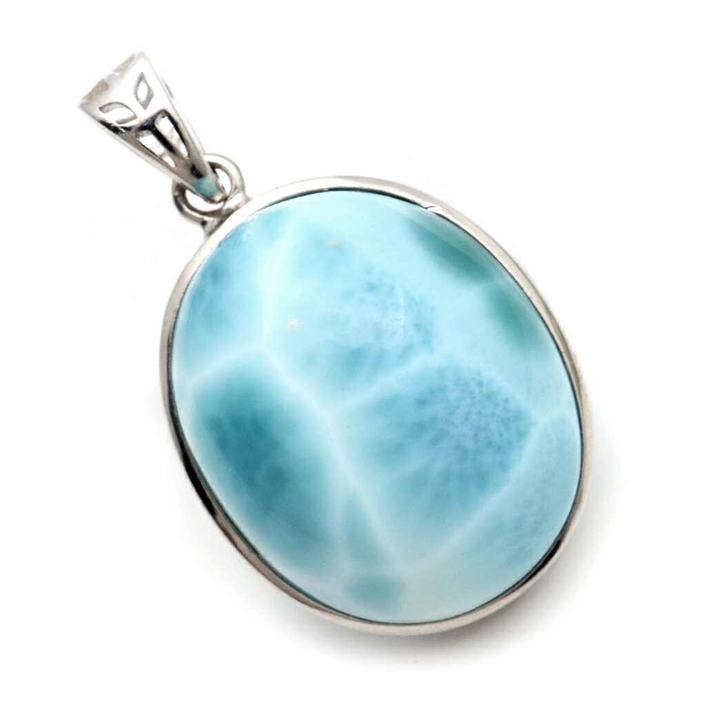 ラリマー ネックレス 天然石 ペンダント Silver925 Srank スカイブルー ドミニカ産 贈り物 ギフト プレゼント クリスマス
