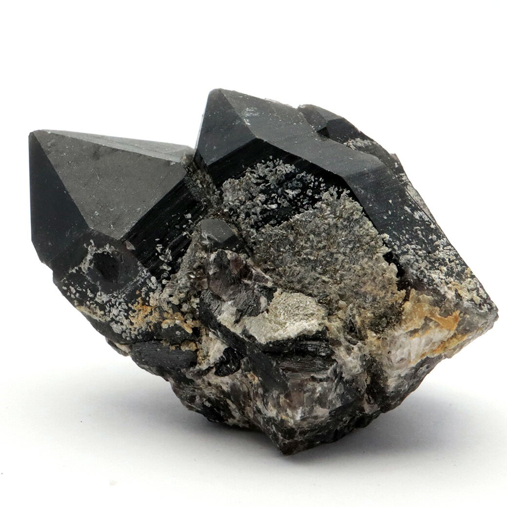 モリオン 黒水晶 原石 ポイント 山東省産 175g 1点物 浄化 魔除け 天然石 パワーストーン 贈り物 ギフト プレゼント 母の日